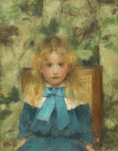 Portrait of Mademoiselle Van der Hecht by Fernand Khnopff