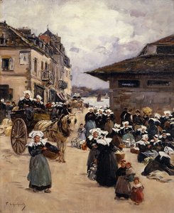 Corner Market in Concarneau