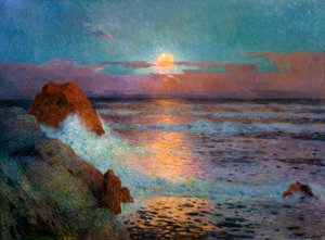 Sunset by the Sea, 1925 by Fernand Loyen du Puigaudeau