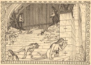 Vor dem Tempel der Tat, Plate 7, from the portfolio 