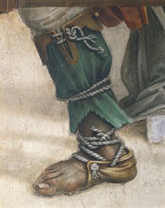 Saint John Evangelist Resuscitating Drusiana (detail) by Filippino Lippi