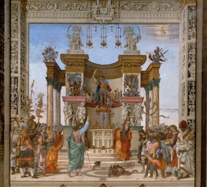 Saint Philip Bids a Monster to Leave the Temple of Mars in Hierapolis by Filippino Lippi