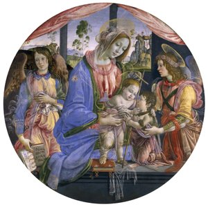 The Madonna and Child with the Infant St. John and Two Angels, mid-1480s