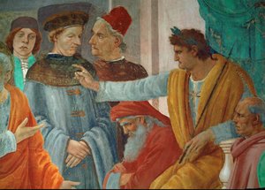 The Disputation between Saint Peter, Saint Paul and the Sorcerer Simon Magus in the Presence of Emperor Nero