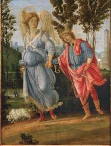 Tobias with the Angel by Filippino Lippi