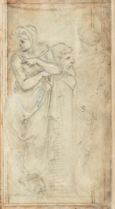 Two Draped Women Standing on Either Side of a Herm by Filippino Lippi