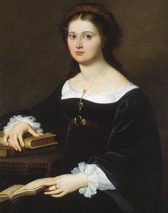 Portrait of Costanza Monti Perticari, 1819-1821 by Filippo Agricola