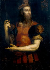 Portrait of Wamba, Visigoth King of Hispania (reign from 672 to 680) by Filippo Ariosto