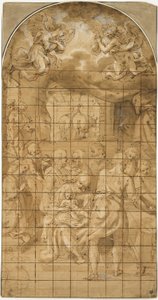Adoration of the Christ Child by Filippo Bellini
