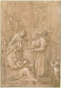 Birth of the Virgin by Filippo Bellini