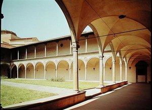 View of the Cloisters, 1429-46 by Filippo Brunelleschi