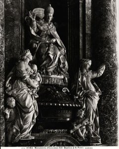Monument to Pope Innocent XII (1615-1700) by Filippo Della Valle
