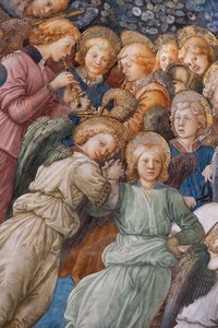 Angels (detail) by Filippo Lippi