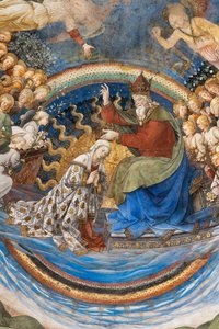Coronation of Mary (detail) by Filippo Lippi