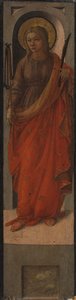 Female Saint with a Flail by Fra Filippo Lippi