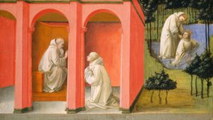 Saint Benedict Orders Saint Maurus to the Rescue of Saint Placidus by Filippo Lippi