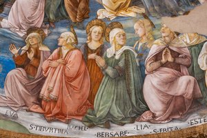Saints (detail) by Filippo Lippi