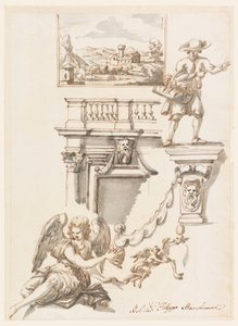 Architecture and Figure Studies, 1750–90 by Filippo Marchionni
