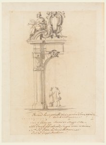 Design for a Gate, for the Reception of Pope Pius VI Returning from Germany, in Ancona, May 1782 by Filippo Marchionni