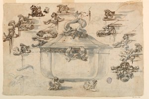 Designs for Silver Tureen, 1769 by Filippo Marchionni