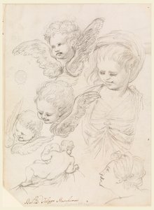 Studies for a Religious Representation by Filippo Marchionni
