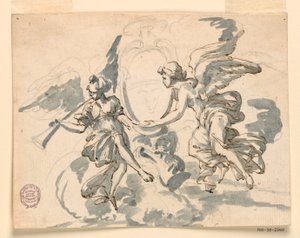 The Coat of Arms of a Prelate by Filippo Marchionni