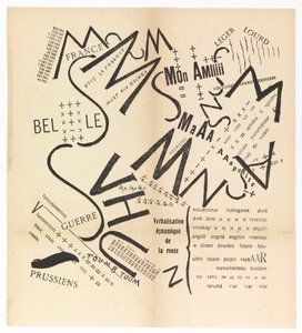 Consonant Vowel Numbers in Freedom. The Futurist Paroliberi, 1915