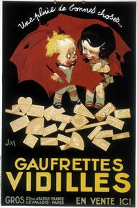 French Advertising for Wafer Vidilles (poster)