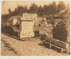 Street of Tombs, Pompeii by Firmin Eugène Le Dien