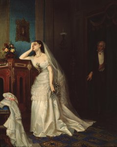 After the marriage, 1874 by Firs Sergeevich Zhuravlev