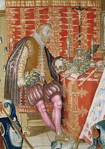 Charles V from The Tapestry of Charles Quint, c.1630-40 (detail) by Flemish School