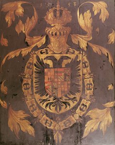 Coat of Arms of Charles V, Holy Roman Emperor, 1558
