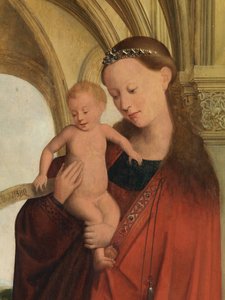 Madonna with Petrus Wijts (detail) by Flemish School