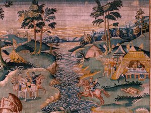 Military camp near the river Granikos. 17th century.