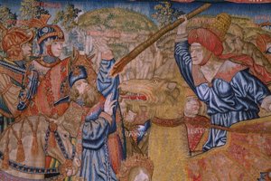 Moralities: The virtue of the honours. Ca 1520 (detail) by Flemish School