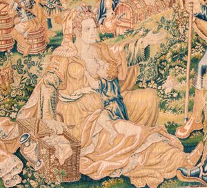 Flemish Tapestry. Series The Book of Judith. The Beheading of Holofernes