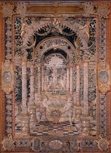 Flemish Tapestry. Series Vertumnus and Pomona. Seventh Tapestry of the Series; Vertumnus Transformed into a Fisherman. Models Circle of Pieter Coecke Van Aelst and Léonard Thiry. Before 1550