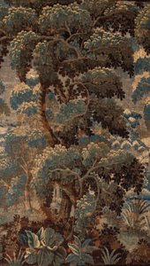 Flemish tapestry. Verdure. End 17th-begin 18th century. Property of the church Sint-Walburgakerk Oudenaarde (Dekenij van de Sint-Walburga) by Flemish School