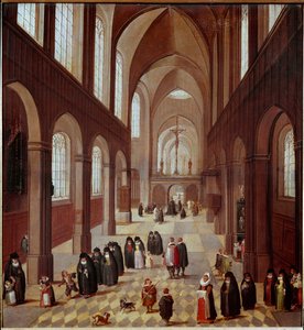 Internal view of the church
