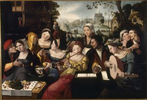 The Prodigal Son Among the Courtesans, ca. 1530 by Flemish School
