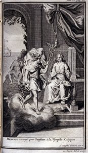 Mercury Sent by Jupiter to the Nymph Calypso (Illustration for Book V of the Odyssey of Homer)