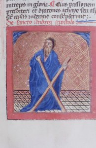 Page from the Legenda Aurea, Bruges, c.1400-10 by Flemish School