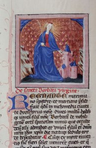 Page from the Legenda Aurea, Bruges, c.1400-10 by Flemish School