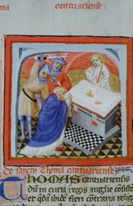 Page from the Legenda Aurea, Bruges, c.1400-10 by Flemish School