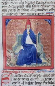 Page from the Golden Legend, Bruges, c.1400-10 by Flemish School