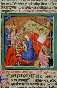 Page from the Golden Legend, Bruges, c.1400-10 by Flemish School