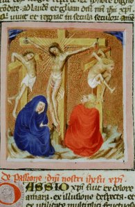 Page from the Golden Legend, Bruges, c.1400-10 by Flemish School