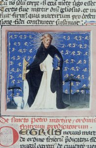 Page from the Golden Legend, Bruges, c.1400-10 by Flemish School