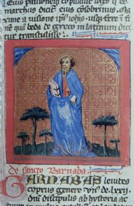 Page from the Golden Legend, Bruges, c.1400-10 by Flemish School