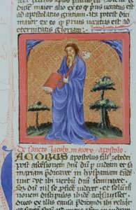 Page from the Golden Legend, Bruges, c.1400-10 by Flemish School